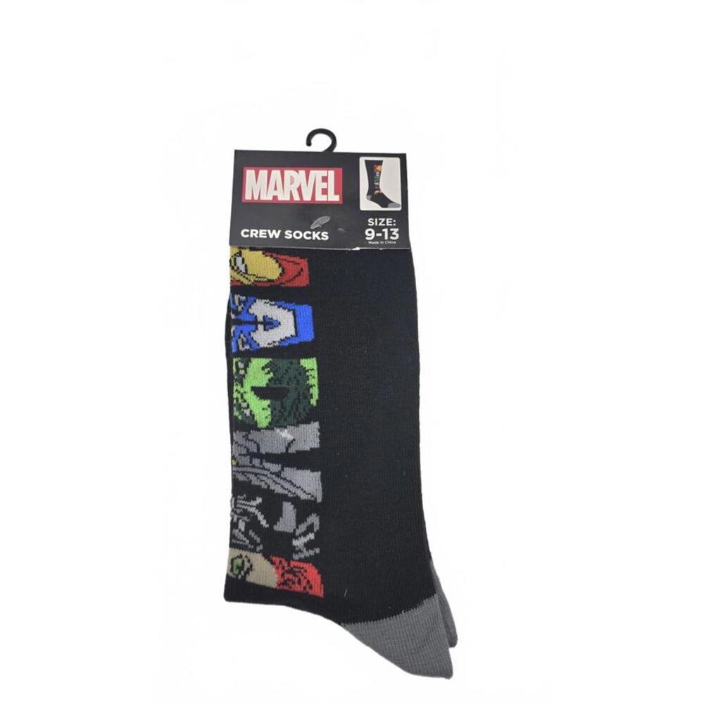 Marvel Avengers Crew Socks - Size 9-13
